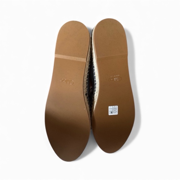 Chloe Isla Embroidered Espadrille Denim Size 9 - Picture 2 of 5